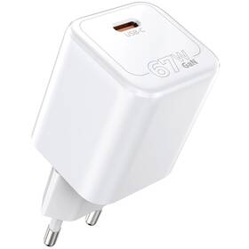 Nabíječka do sítě Mobile Origin Super Charger GaN 67W 1xUSB-C bílá

