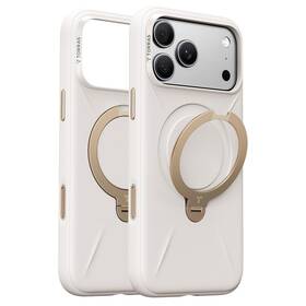 Kryt na mobil Torras Ostand Q3 Silicone na Apple iPhone 18 Pro Max bílý


