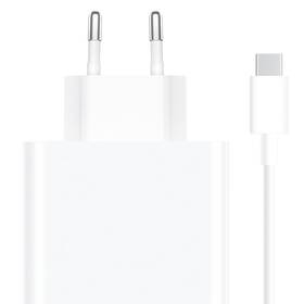 Nabíječka do sítě Xiaomi Charging Combo 120W, 1x USB + USB-C kabel 1m bílá

