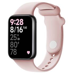 Řemínek FIXED Silicone Strap na Xiaomi Redmi Watch 5/4/6/6 NFC, Smart Band 9 Pro/8 Pro růžový

