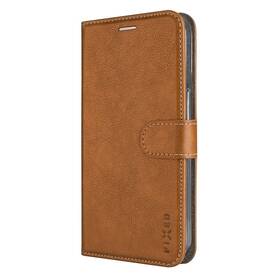 Pouzdro na mobil flipové FIXED Opus na Samsung Galaxy A15/A15 5G hnědá barva

