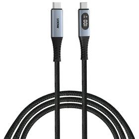 Kabel Verbatim Sync & Charge s displejem USB-C/USB-C 100W 1,2m černý

