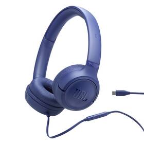 Sluchátka JBL Tune 530, USB-C modrá

