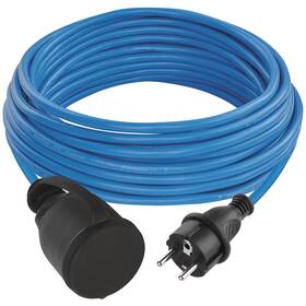 Kabel prodlužovací EMOS 1x zásuvka, 10m modrý


