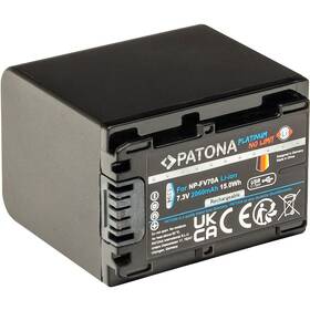 Baterie PATONA pro foto Sony NP-FV70A 2060mAh Li-Ion Platinum, USB-C černá

