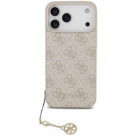 Kryt na mobil Guess 4G Charm Tone on Tone na Apple iPhone 17 Pro Max růžový

