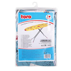 Potah na žehlicí prkno TORO 120x45 cm 

