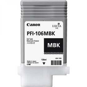 Inkoustová náplň Canon PFI106MBk, 130ml černá

