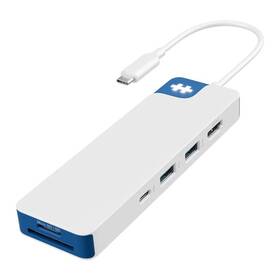 USB Hub HyperDrive Flex 8 Port USB-C bílý/modrý

