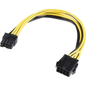 Adaptér AKASA ATX 8-pin na PCIe 6+2 pin adapter cable 
