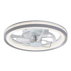 Stropní svítidlo Rabalux Fanricius, s ventilátorem stříbrné

