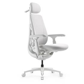 Ergonomická židle LiberNovo Maxis Electric Glacier 52 cm světle šedá

