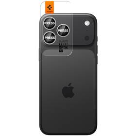 Ochranné sklo čočky fotoaparátu Spigen tR EZ Fit Optik Pro na Apple iPhone 17/16/15/14 Pro / 17/16/15/14 Pro Max stříbrné

