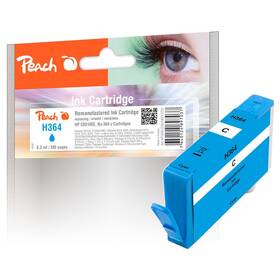 Inkoustová náplň Peach HP 364, 385 stran azurová

