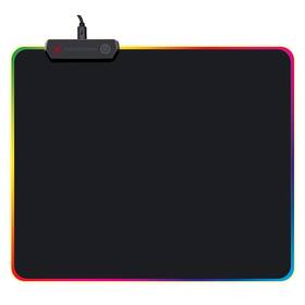 Podložka pod myš PLATINET LED EDGE, 25 x 30 cm černý

