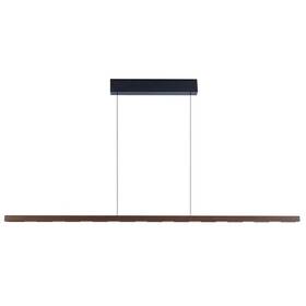 Stropní svítidlo IMMAX NEO MADEIRA 157cm dřevo ořech černé/hnědé

