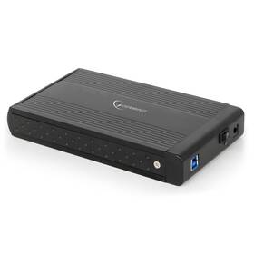 Box na HDD Gembird pro 3.5” zařízení, USB 3.0, SATA černý

