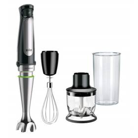 Ponorný mixér Braun MQ7025X černý/ocel nerezová

