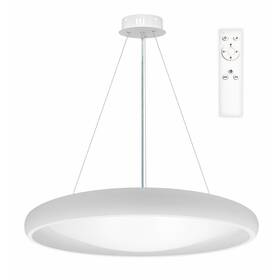 Závěsné svítidlo Top Light Salerno 60BZ RC. s dálkovým ovládačem, 60W, 6000lm, stmívání,  paměť, průměr 60cm, výška 120cm bílá barva
