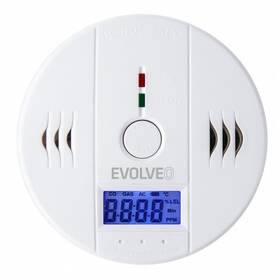 Detektor oxidu uhelnatého Evolveo Defender D5 bílá barva
