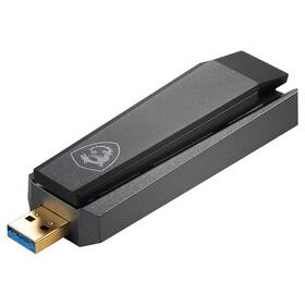 Wi-Fi adaptér MSI AX1800 černý

