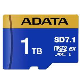 Paměťová karta ADATA Premier Extreme MicroSDXC 1TB SD7.1, U3 (800R/700W) modrá

