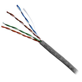 Kabel DATACOM UTP Cat.5e, lanko 100m šedý


