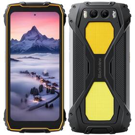 Mobilní telefon Aligator Blackview BV7300 6 GB / 256 GB černý/žlutý

