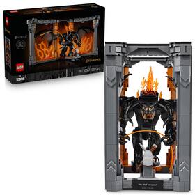 Stavebnice LEGO® Icons 10367 Knižní zarážka: Pán prstenů – Balrog™ 

