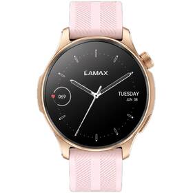 Chytré hodinky LAMAX Prism AMOLED rose gold

