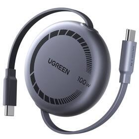 Kabel UGREEN USB-C/USB-C, 100W, 1m šedý

