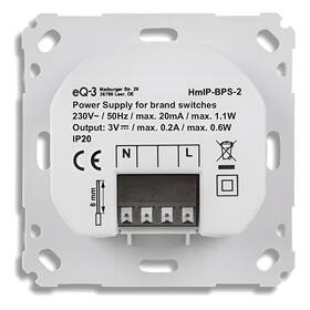 Napájecí zdroj Homematic IP bateriových komponent 55 mm - 3 V, zápustná montáž 

