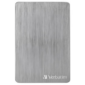 Externí pevný disk 2,5" Verbatim ALU Slim 1TB USB 3.2 šedý

