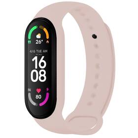 Řemínek FIXED Silicone Strap na Xiaomi Band 7/ Mi Band 6/ Mi Band 5 růžový

