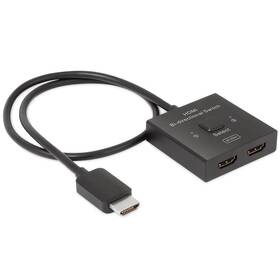 Redukce Club3D HDMI / 2x HDMI 2v1, 8K60Hz, 4K120Hz černá barva
