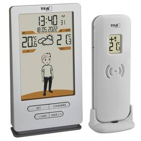 Meteorologická stanice TFA 35.1166.54 WEATHER JACK bílá


