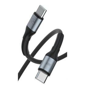Kabel 3mk Hyper N-SERIES USB-C/USB-C, 240W, 2m černý

