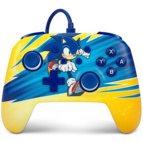 Gamepad PowerA Enhanced Wired - Nintendo Switch - Sonic Boost 

