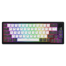 Klávesnice HATOR Skyfall 65 PRO Wireless, US layout černá/bílá

