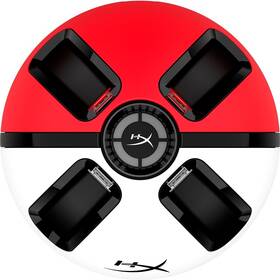 Dokovací stanice HyperX ChargePlay Quad 2 Nintendo Switch Controller Charger bílá/červená

