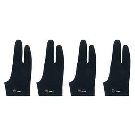 Rukavice UGEE Art Glove, 4 ks černé

