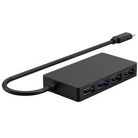 USB Hub WG USB-C/4x USB 3.0 černý

