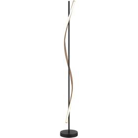Stojací lampa GLOBO Watkins, 30 W černá

