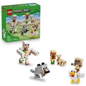 Stavebnice LEGO® Minecraft®  21592 Kuřecí žokej a útok v poušti 

