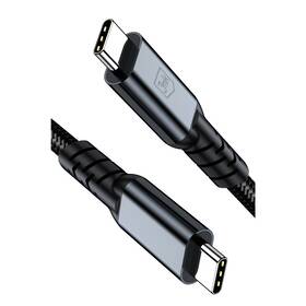 Kabel 3mk Hyper N-SERIES USB-C/USB-C, Thunderbolt 4, 240W, 1m černý

