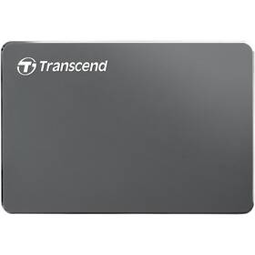 Externí pevný disk 2,5" Transcend 25C3N 1TB, USB 3.0 (3.1 Gen 1) šedý

