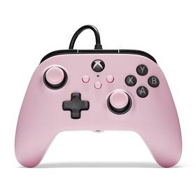 Gamepad PowerA Wired Controller - Xbox Series X|S růžová barva
