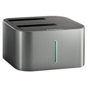 Dokovací stanice Axagon SuperSpeed USB DUAL 2.5"/3.5" HDD/SSD dock šedá

