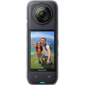 Outdoorová kamera Insta360 X4 Motocyklový balíček černá