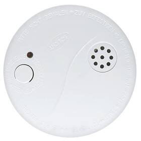 Detektor kouře Solight + alarm, 85dB, 9V baterie bílý


